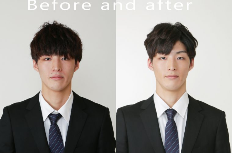 メンズプランBefore&After　好印象な身だしなみはココロスタジオのメンズプランで